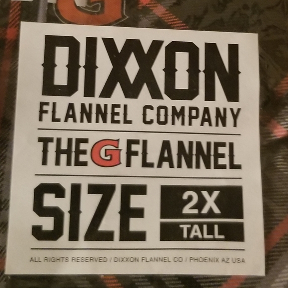 Dixxon the G flannel 2xlt - Picture 2 of 7